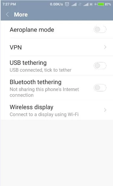 set-top box via USB cable from your smartphone, you will see USB TETHERING set-top box via USB cable from your smartphone, you will see USB TETHERING