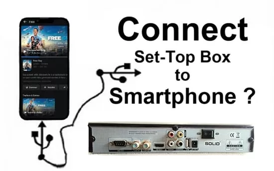 Connect Sun+ based Linux Free-to-air Set-Top box to internet using USB Teghering, Connect Set-Top Box and Mobile using USB Cable