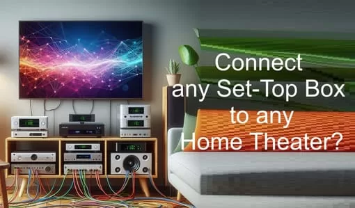 Want to connect your home theater system to the set-top box? How to connect 2.1 speakers to set-top box using SPDIF, AV, HDMI, and Coaxial.