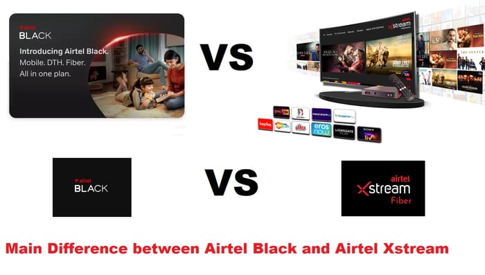 Airtel Xtream is focused on digital entertainment whereas Airtel Black is focused on simplifying the billing, payment for multiple services
