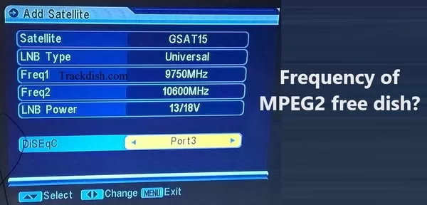 So now you don't have to find that What is the frequency of the MPEG-2 set-top box, right? Just auto-scan your mpeg-2 set-top box,