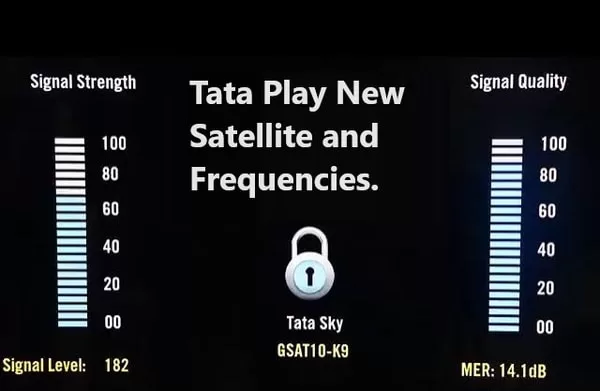 How to set Tata Play satellite position or direction, satellite name and longitude, LNB Frequency, and GSAT-24 K9 Home Frequency