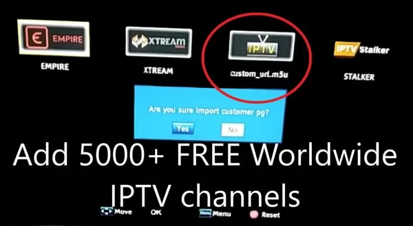 Download the m3u playlist for Smartphones, Smart TVs, and Set-Top boxes, and watch 6000+ free worldwide IPTV channels, Get m3u8 list