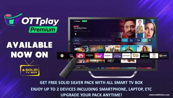 Watch OTT Premium content on SOLID Android TV Boxes, DD Free dish Hybrid Set-Top Boxes, Smartphones and grab coupon FREE